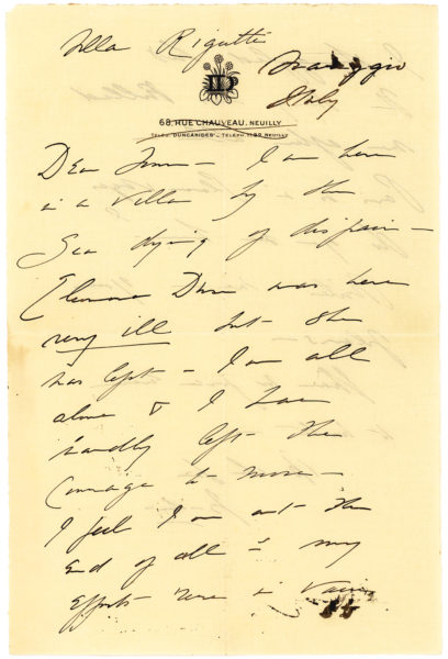 Fascinating and Uncommon Autograph Letter about Tax Issues Signed on “Black Tuesday,” the Day the 1929 Stock Market Crashed