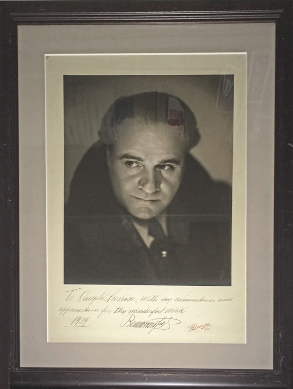 20242An Oversize and Magnificent Signed Photograph of the Italian Tenor Inscribed to the Photographer, Angelo Laviosa
