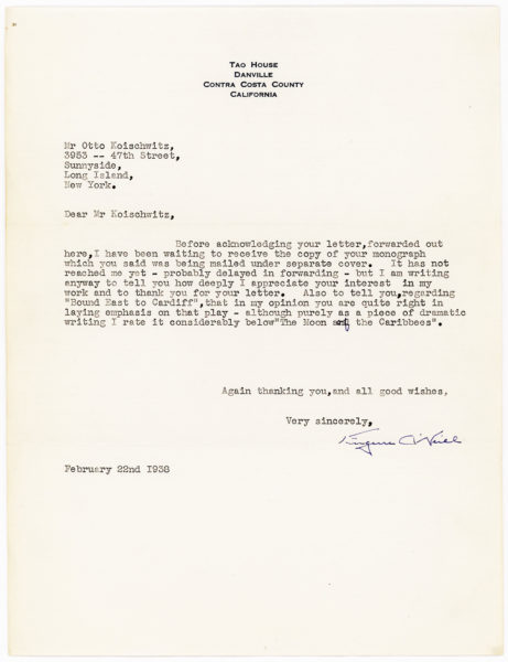 Rare Document Signed by Leading African American Writer Ralph Ellison