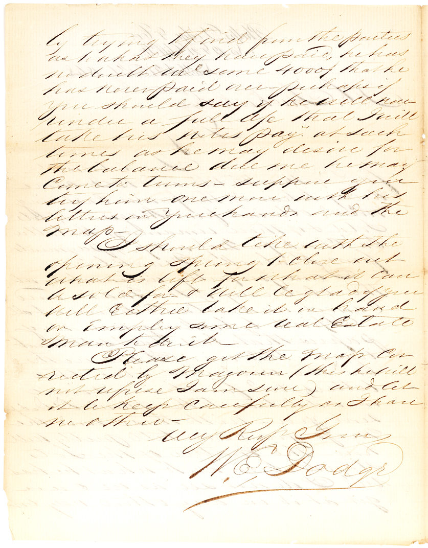 Excellent and Rare Autograph Letter Signed on Financial Matters by the “Merchant Prince” of Wall Street