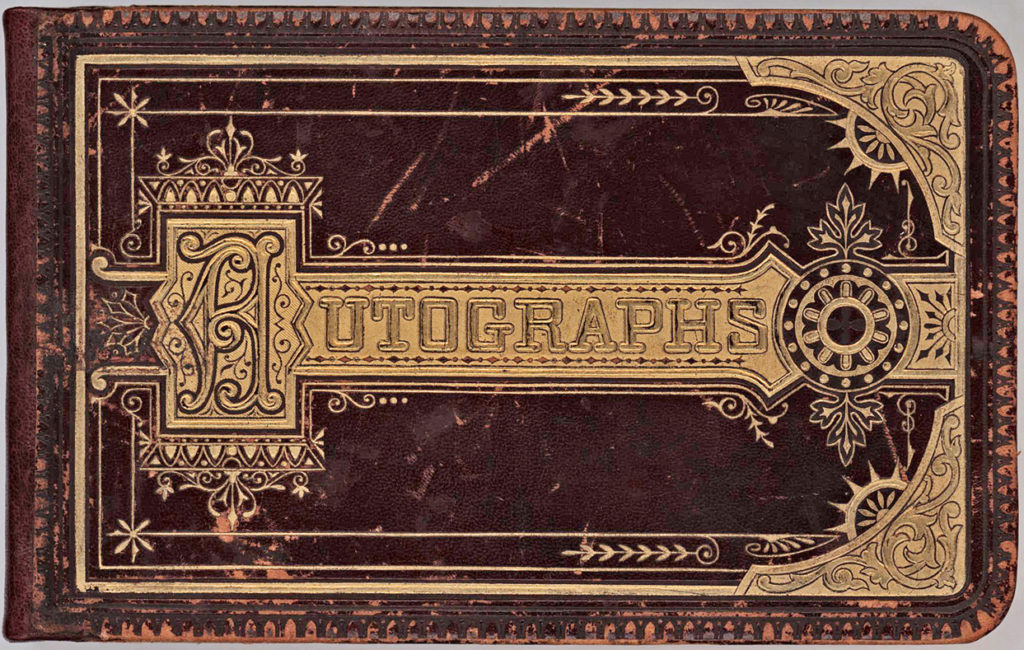 19th-century autograph album