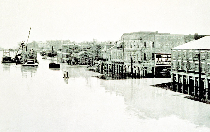 Photo of the Great Mississippi Flood of 1927