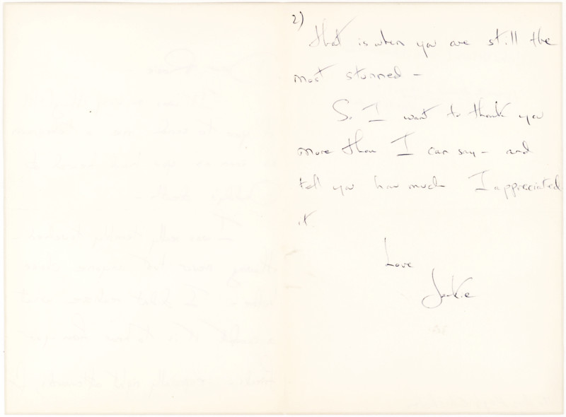 Jackie Kennedy Letter