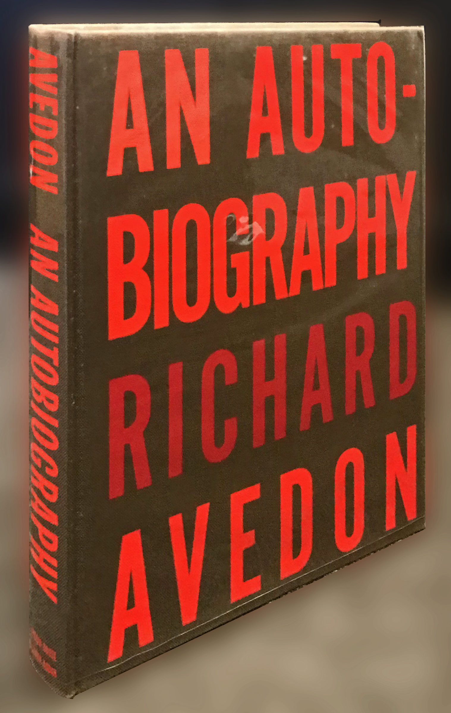 Avedon book cover and spine