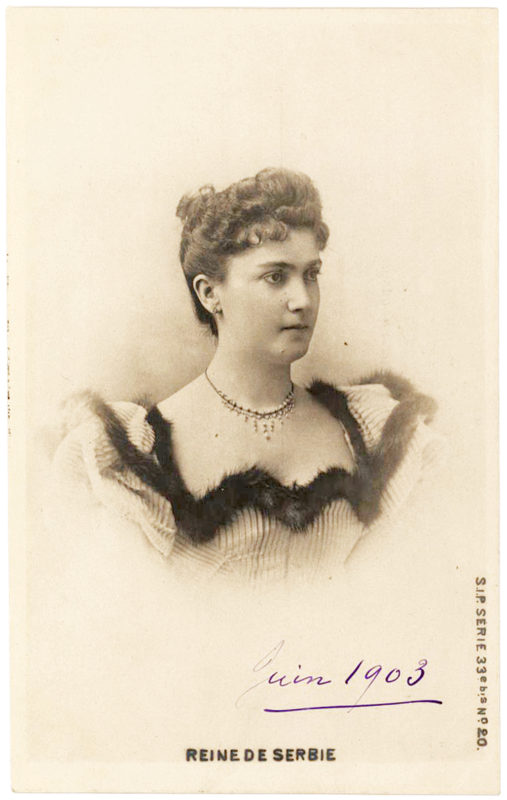 Portrait of Queen Draga