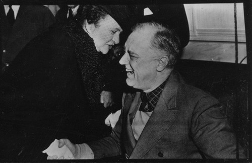 Photo of Frances Perkins and Franklin Roosevelt