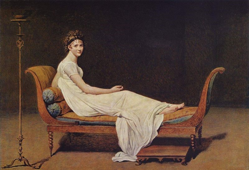 Porträt Madame Récamier by Jean-Louis David