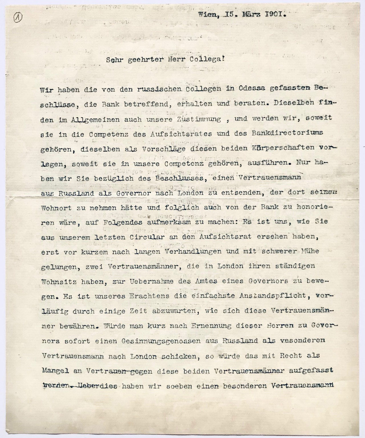 Herzl letter