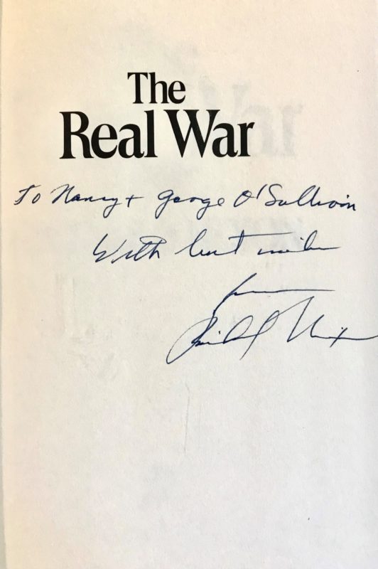 39369Inscribed Copy of Richard Nixon’s, The Real War