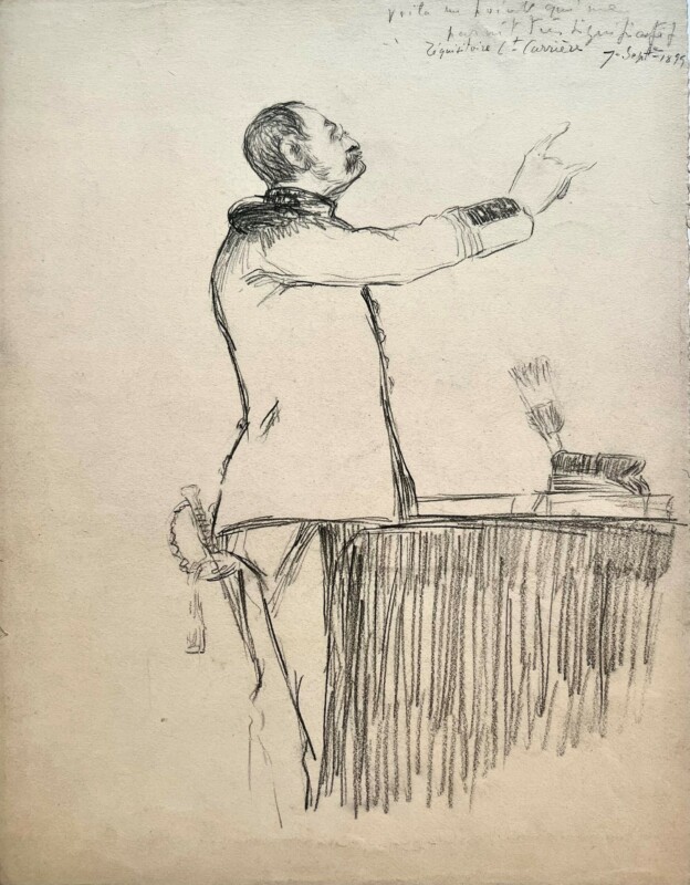 40352Courtroom Sketch of Prosecutor’s Summation at the Dreyfus Trial in Rennes