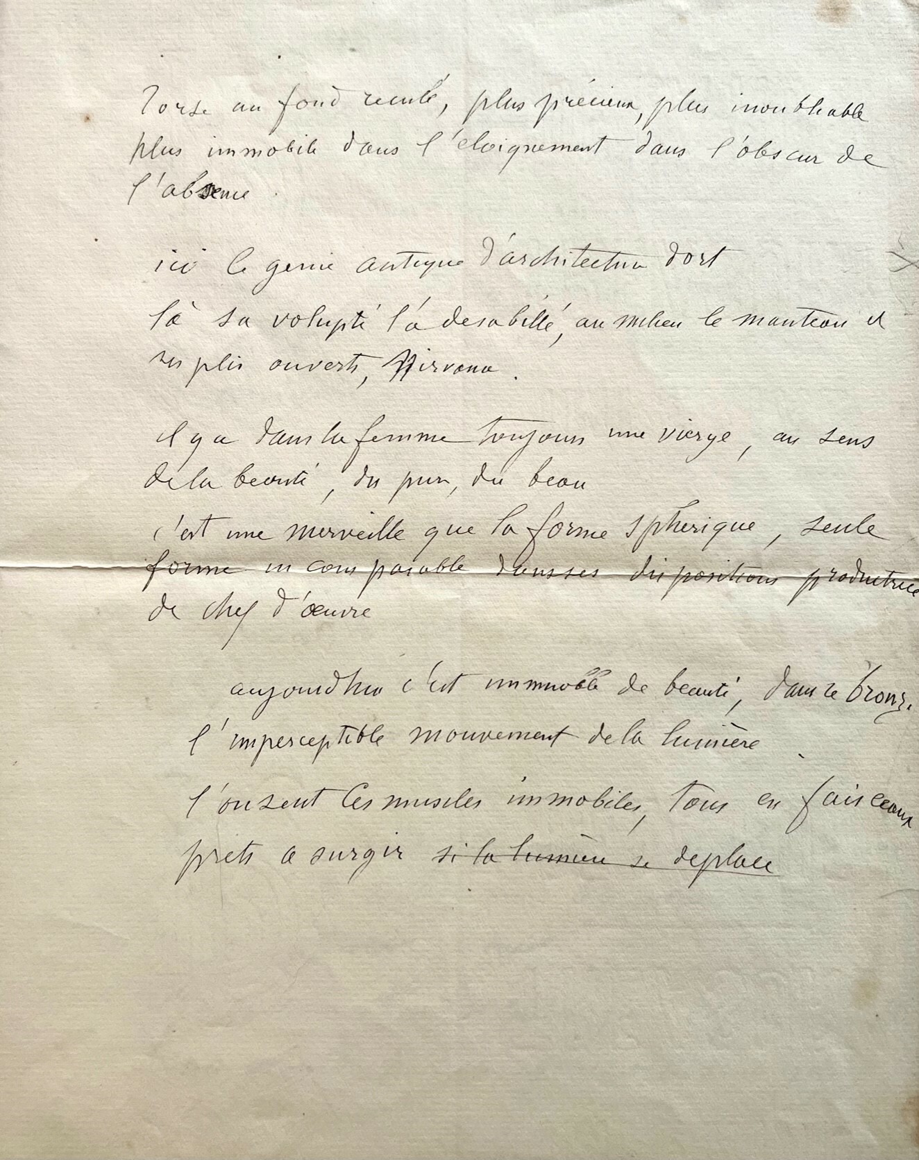 Rodin manuscript