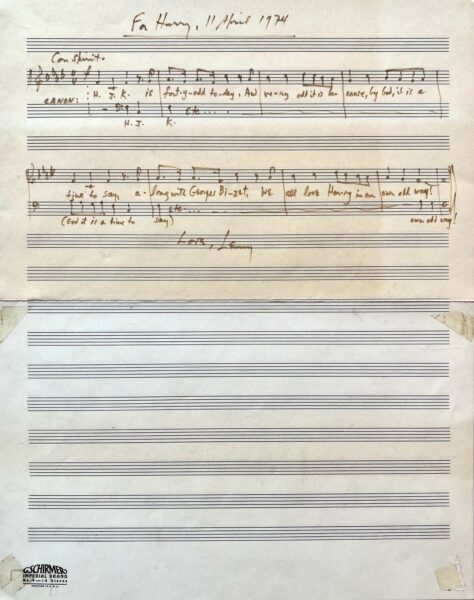 Musical Content Bizet ALS Written at Age 17