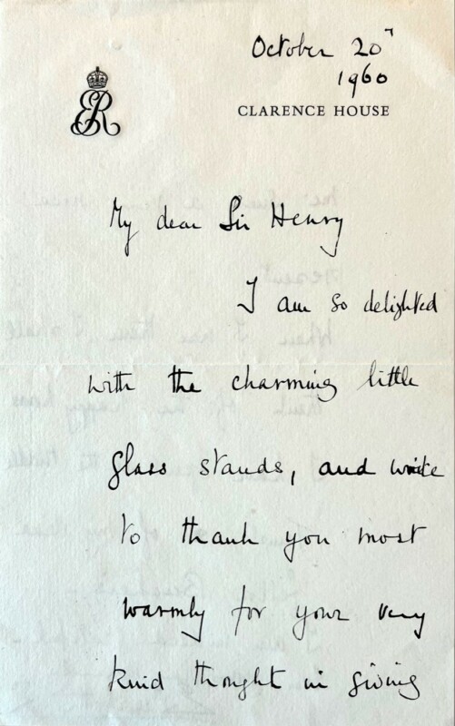 Queen Elizabeth letter